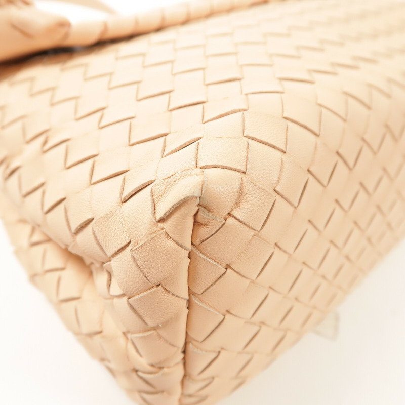 BOTTEGA VENETA 羊皮皮革Intrecciato Olimpia鏈帶肩背袋-11