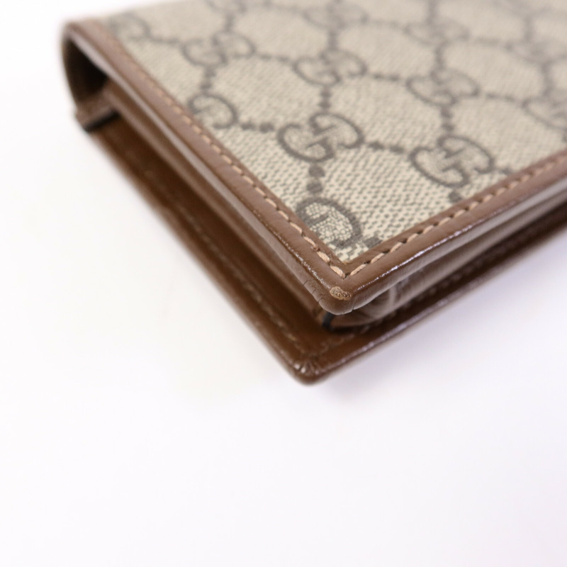 GUCCI 塗層帆布Horsebit1955 Wallet with Chain鏈帶肩背袋-12