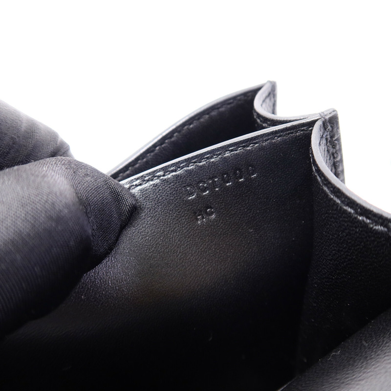 HERMES Epsom皮革Constance Mini肩背袋Noir-7