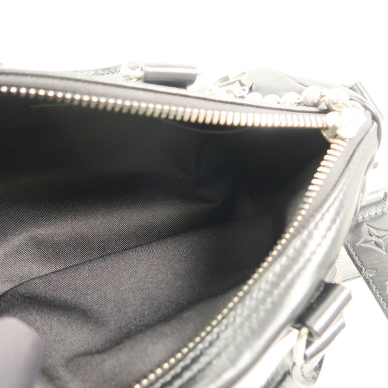 LOUIS VUITTON 牛皮皮革Keepall Cargo Bandouliere 25手挽肩背兩用袋-4