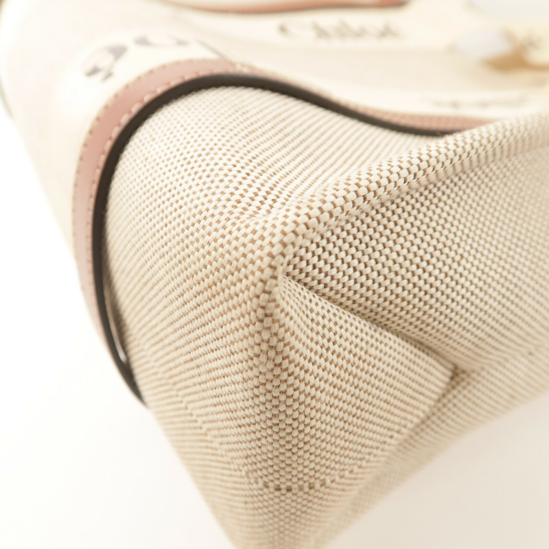 Chloe 帆布Woody Tote Medium手挽袋-11