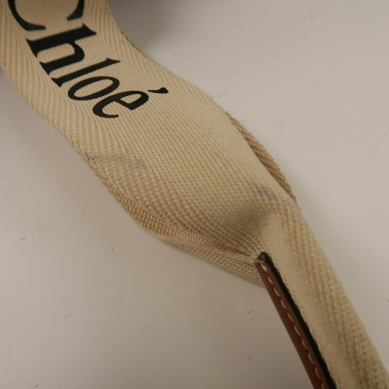 Chloe 帆布Woody Tote Medium手挽袋-12
