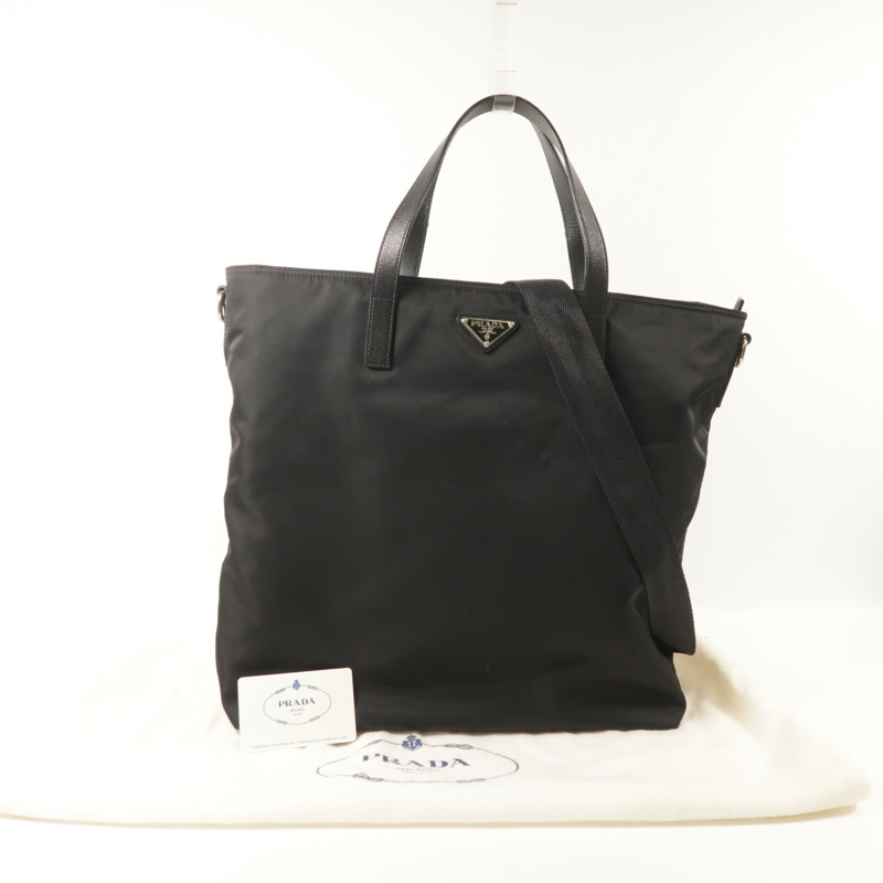 PRADA 尼龍Tote Bag手挽肩背兩用袋-10
