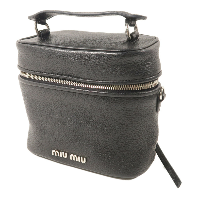 Miu Miu 牛皮皮革Vanity Bag手挽肩背兩用袋-1
