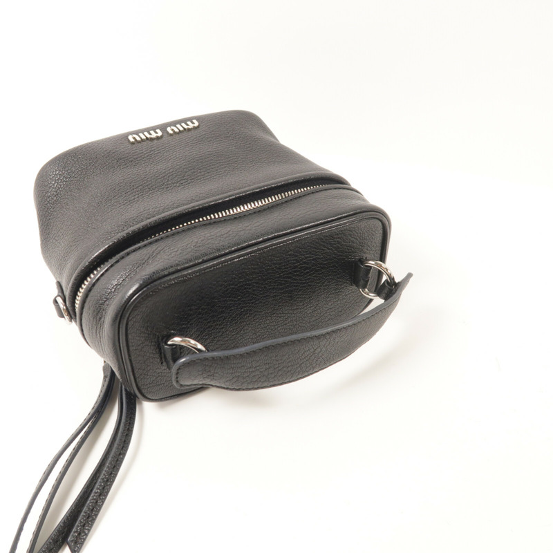 Miu Miu 牛皮皮革Vanity Bag手挽肩背兩用袋-7