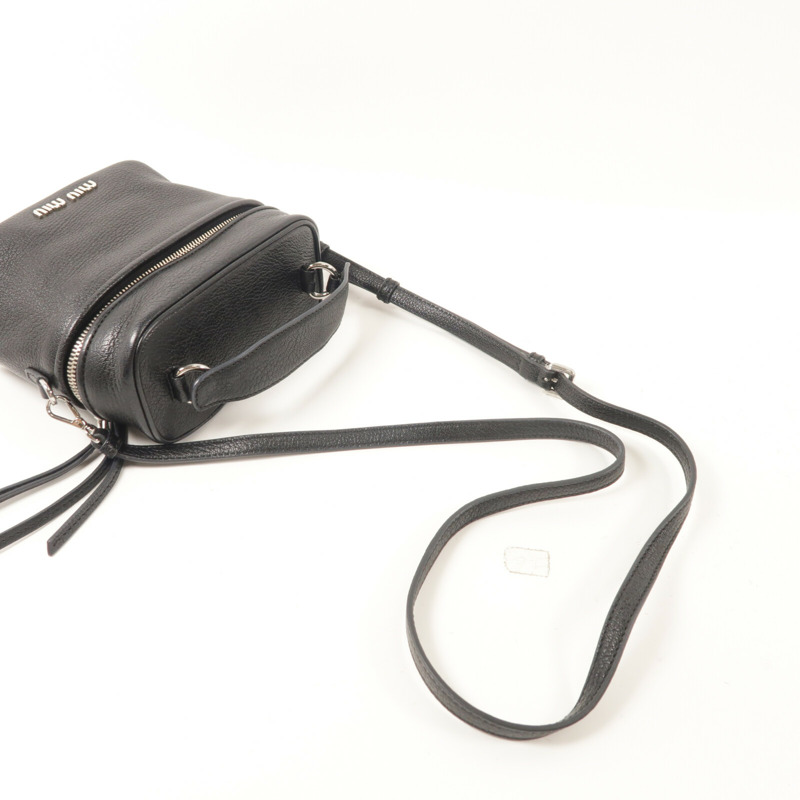 Miu Miu 牛皮皮革Vanity Bag手挽肩背兩用袋-8