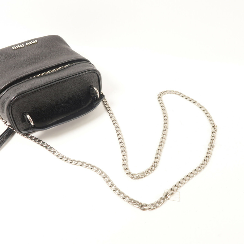 Miu Miu 牛皮皮革Vanity Bag手挽肩背兩用袋-9
