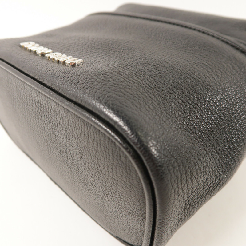 Miu Miu 牛皮皮革Vanity Bag手挽肩背兩用袋-11