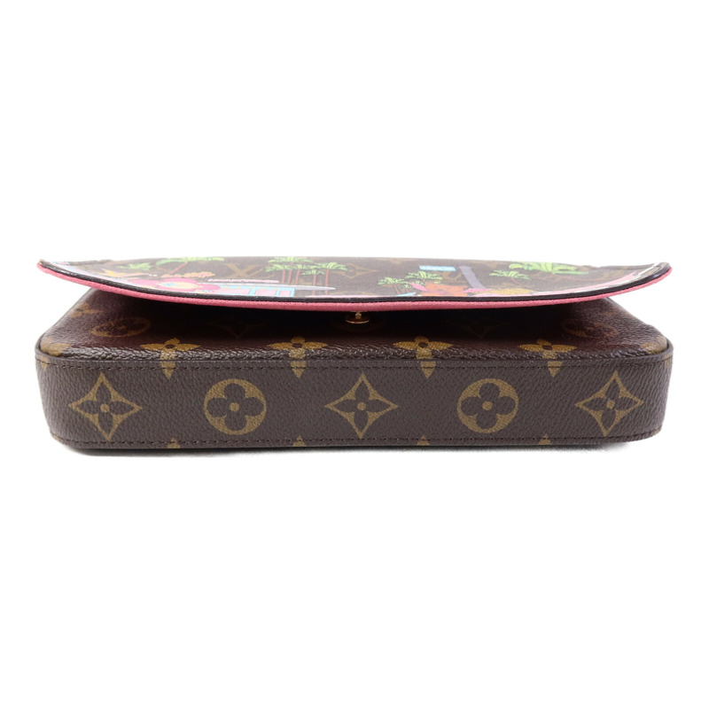 LOUIS VUITTON Monogram Hollywood Xmas Felicie Pochette肩背袋-3