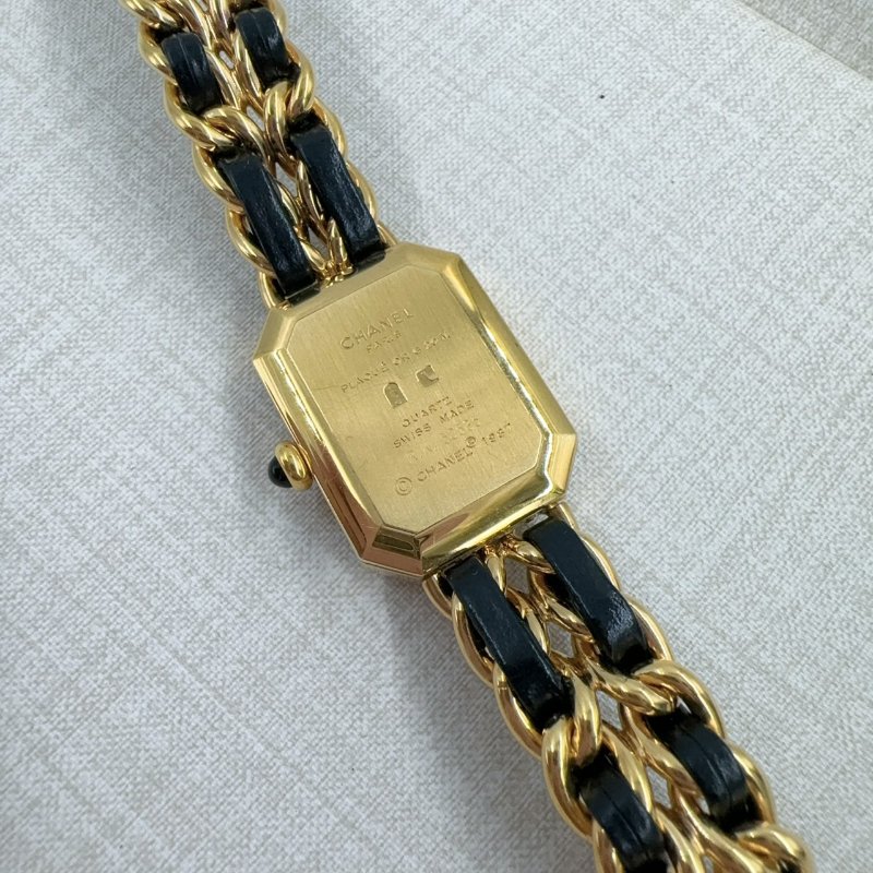 Chanel金色PREMIERE首映方糖錶 (L碼)-5