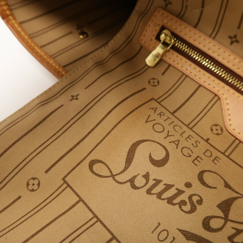 LOUIS VUITTON Monogram Neverfull MM手挽袋-12