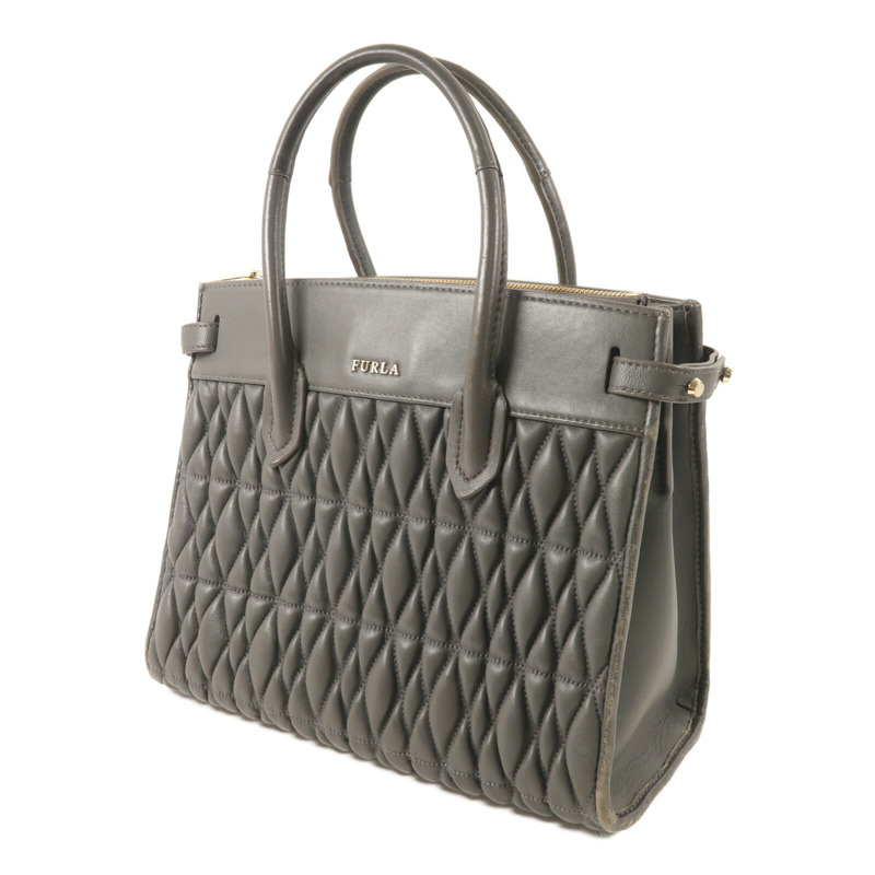 Furla 羊皮皮革2 Way Shoulder手挽肩背兩用袋-1