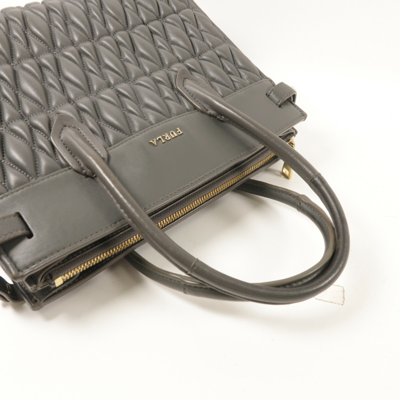 Furla 羊皮皮革2 Way Shoulder手挽肩背兩用袋-8
