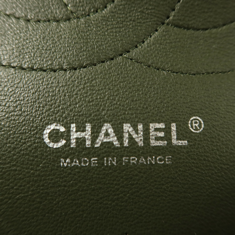 CHANEL 牛皮皮革Large Classic鏈帶肩背袋-6