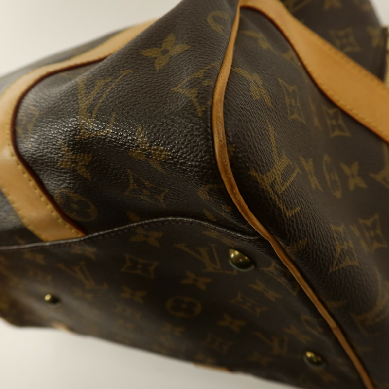 LOUIS VUITTON Monogram Carryall金扣手挽袋-13