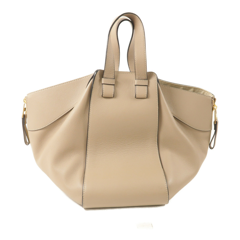 LOEWE 牛皮皮革Hammock Medium手挽肩背兩用袋-2