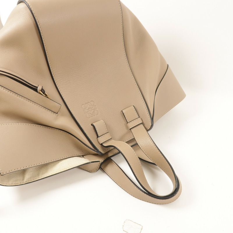 LOEWE 牛皮皮革Hammock Medium手挽肩背兩用袋-7