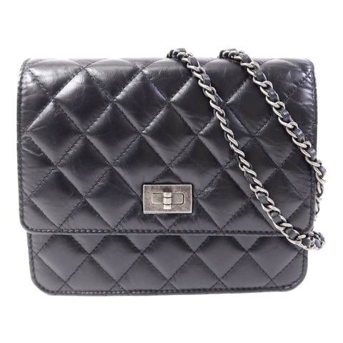 CHANEL 牛皮皮革2.55 Reissue鏈帶肩背袋