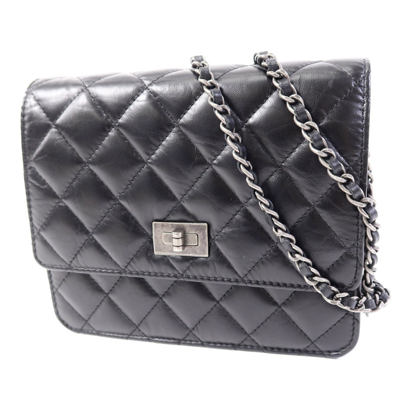 CHANEL 牛皮皮革2.55 Reissue鏈帶肩背袋-2