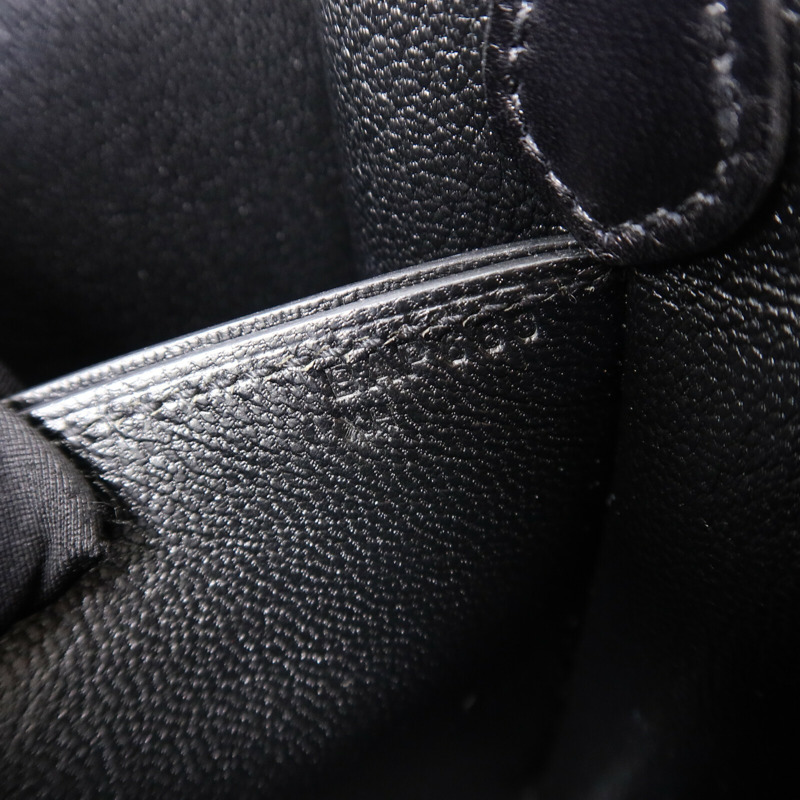 HERMES Evergrain皮革Mini Roulis肩背袋Noir-7