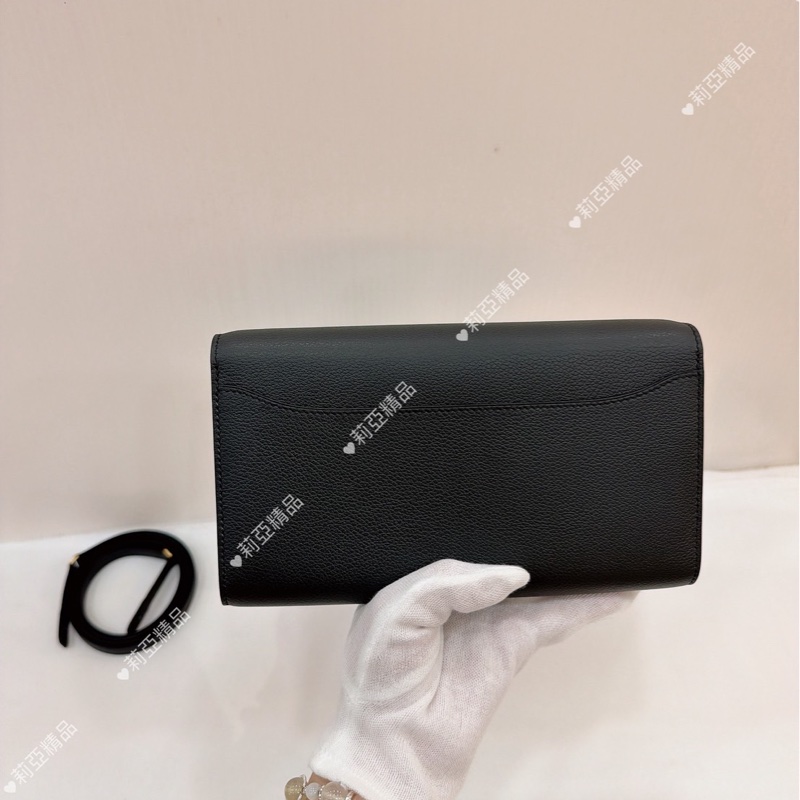 莉亞精品♡ Hermes 康康Togo 海洋藍 w刻 二手美包-6