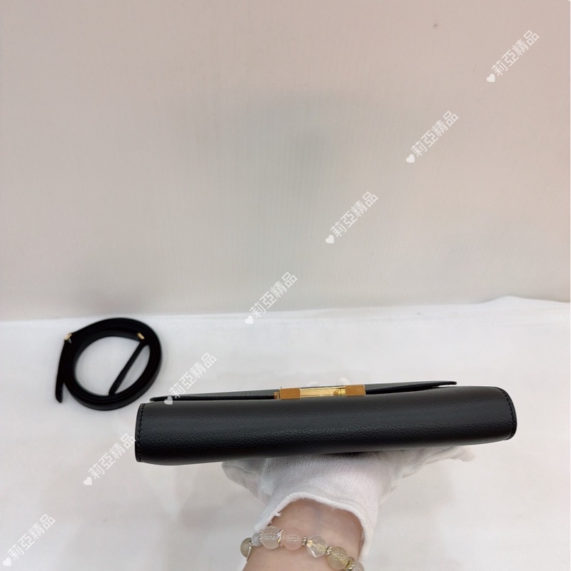 莉亞精品♡ Hermes 康康Togo 海洋藍 w刻 二手美包-10