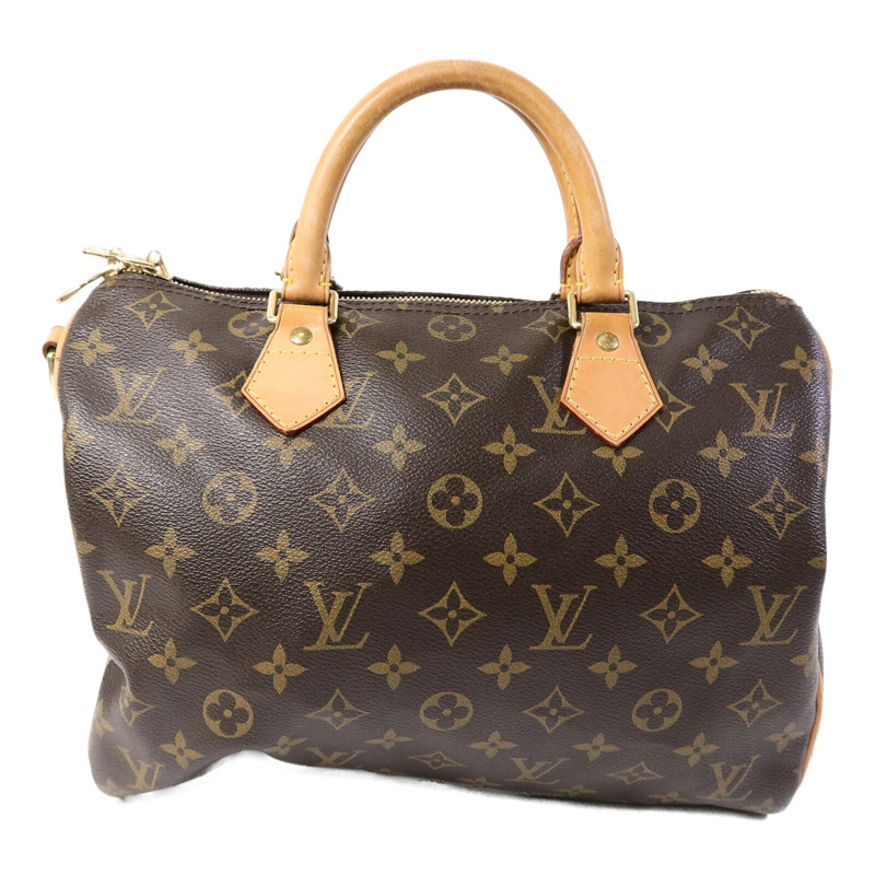 LOUIS VUITTON Monogram Speedy Bandouliere 30手挽肩背兩用袋-1