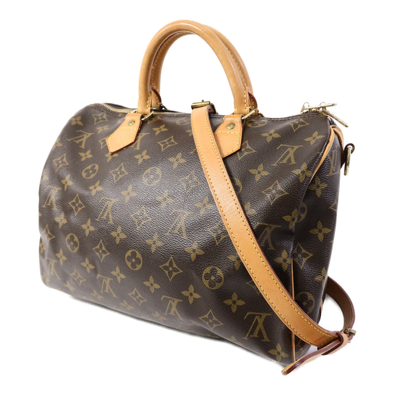 LOUIS VUITTON Monogram Speedy Bandouliere 30手挽肩背兩用袋-2