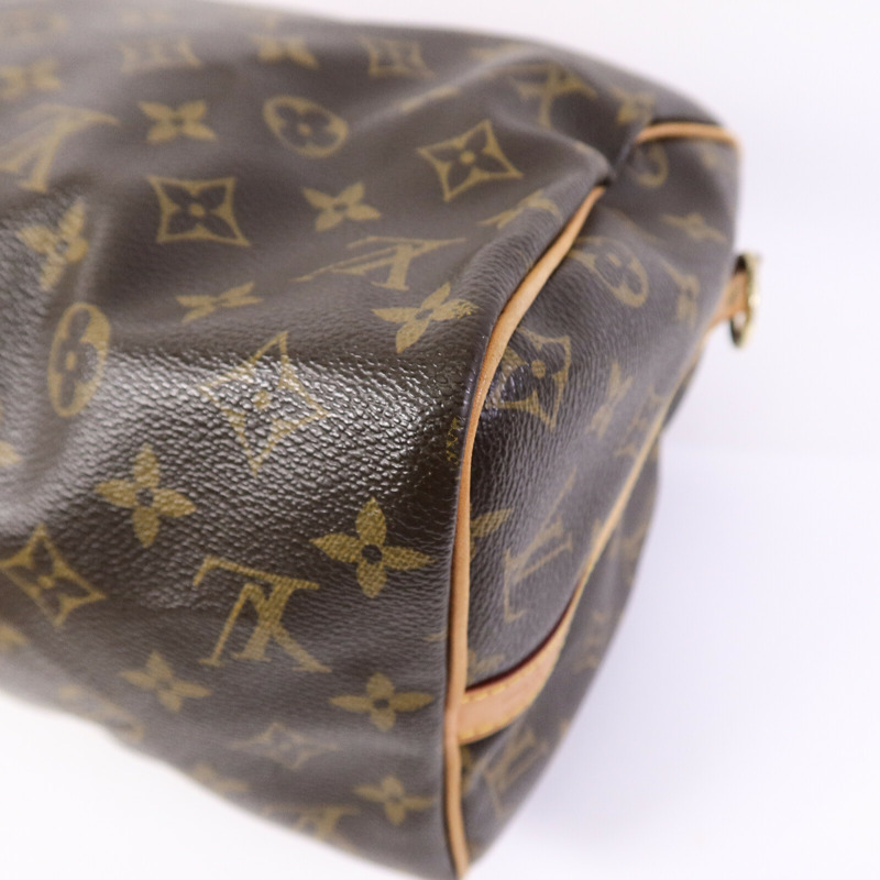LOUIS VUITTON Monogram Speedy Bandouliere 30手挽肩背兩用袋-11