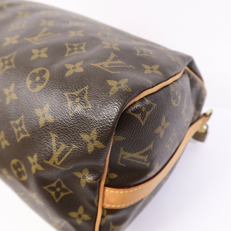 LOUIS VUITTON Monogram Speedy Bandouliere 30手挽肩背兩用袋-13