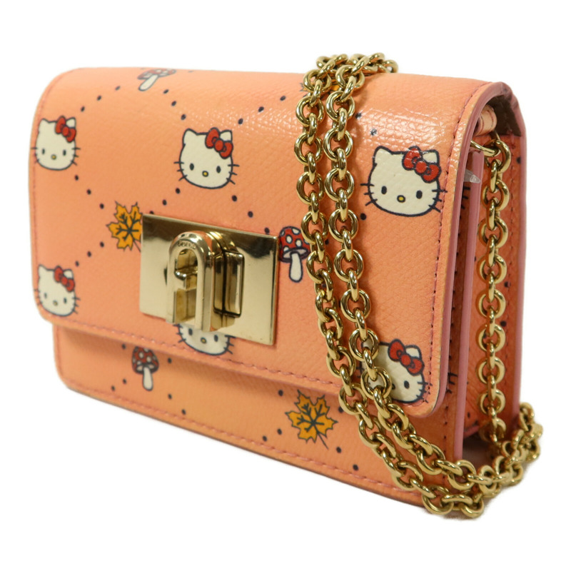 Furla 牛皮皮革1927 Mini Pochette鏈帶肩背袋-2