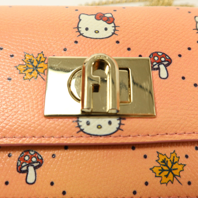 Furla 牛皮皮革1927 Mini Pochette鏈帶肩背袋-5