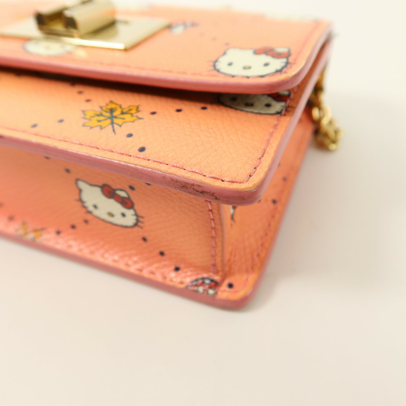 Furla 牛皮皮革1927 Mini Pochette鏈帶肩背袋-10