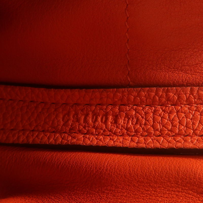 HERMES Clemence皮革24/24 29cm手挽肩背兩用袋Capucine-6