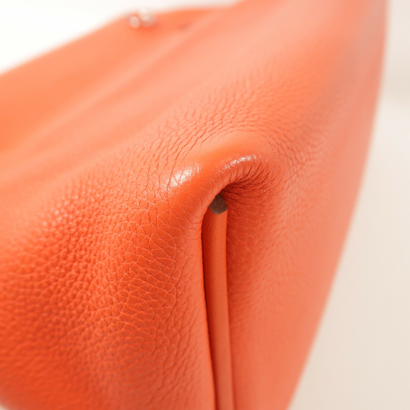 HERMES Clemence皮革24/24 29cm手挽肩背兩用袋Capucine-13