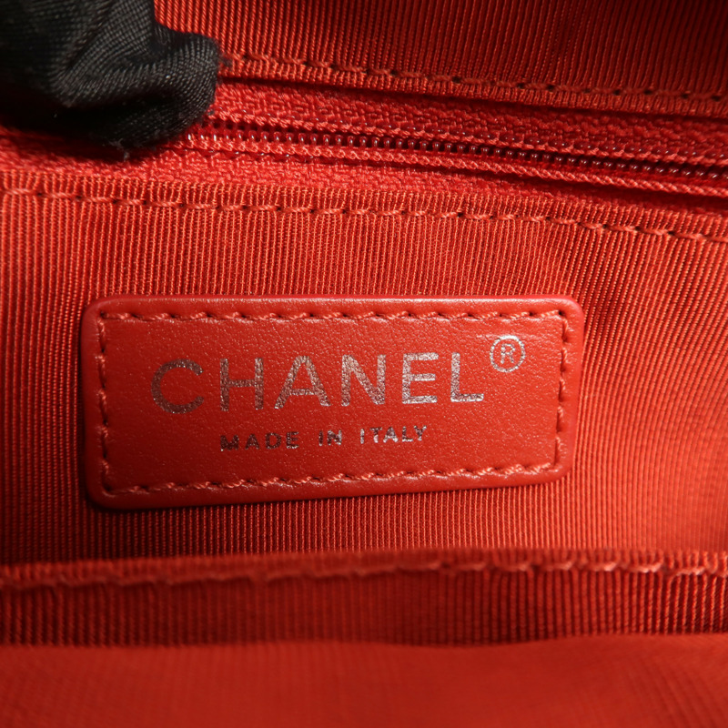 CHANEL 牛皮皮革Chain Shoulder鏈帶肩背袋-6