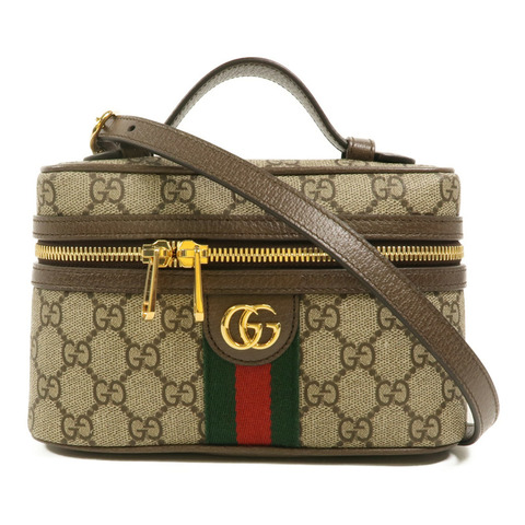 GUCCI 塗層帆布Ophidia GG Supreme手挽肩背兩用袋