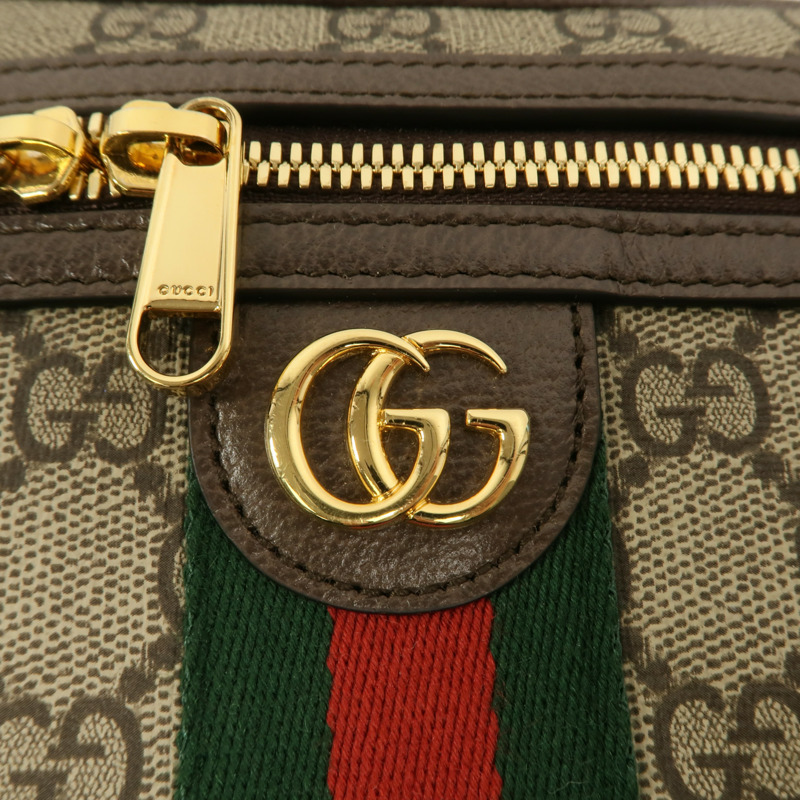 GUCCI 塗層帆布Ophidia GG Supreme手挽肩背兩用袋-8