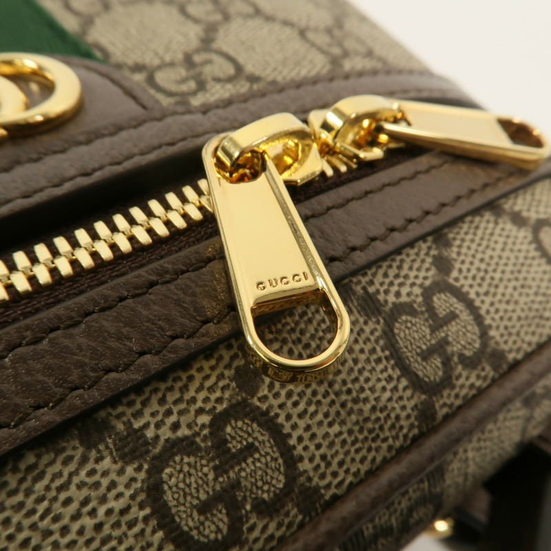 GUCCI 塗層帆布Ophidia GG Supreme手挽肩背兩用袋-13