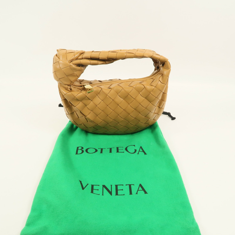 BOTTEGA VENETA 羊皮皮革Mini Jodie手挽袋-9