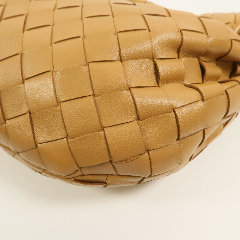 BOTTEGA VENETA 羊皮皮革Mini Jodie手挽袋-12