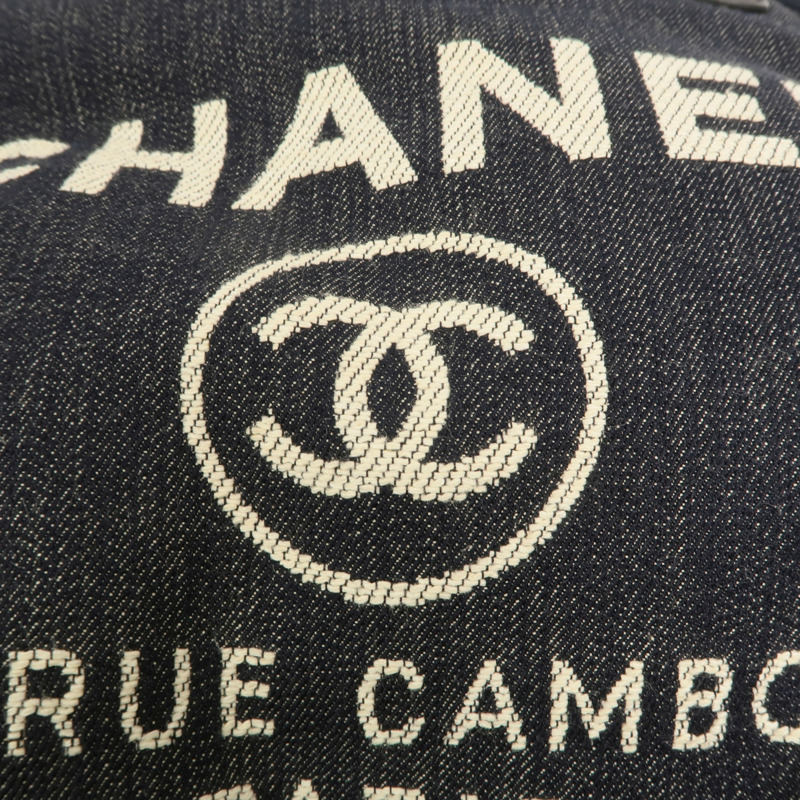 CHANEL 帆布Deauville Tote Bag手挽肩背兩用袋-8