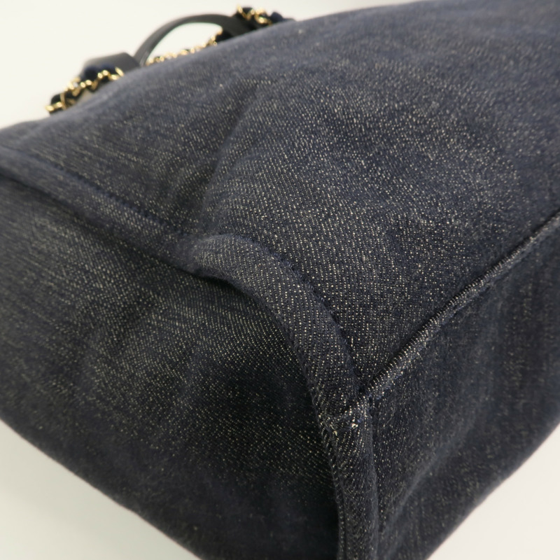 CHANEL 帆布Deauville Tote Bag手挽肩背兩用袋-11