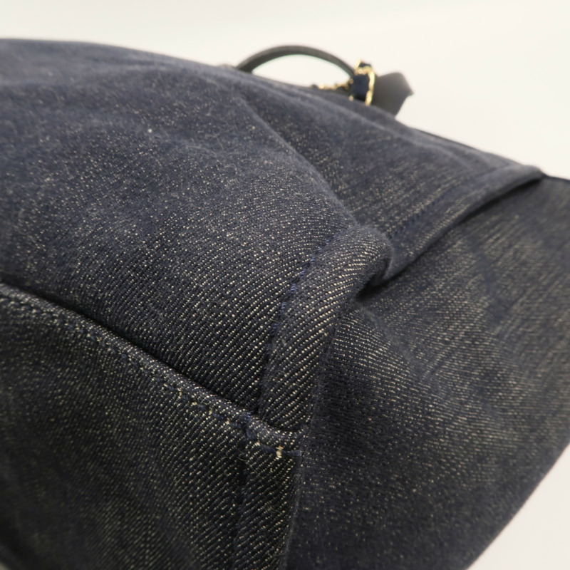 CHANEL 帆布Deauville Tote Bag手挽肩背兩用袋-12