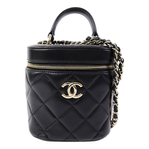 CHANEL 羊皮皮革Trendy CC Vanity Case手挽肩背兩用袋