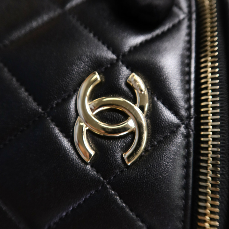 CHANEL 羊皮皮革Trendy CC Vanity Case手挽肩背兩用袋-6