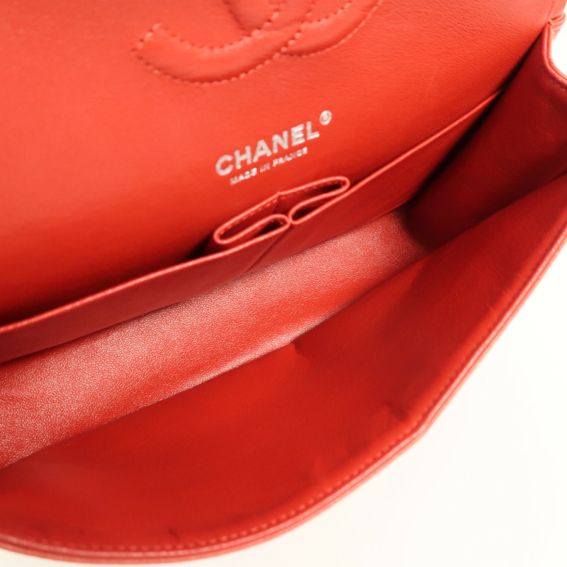 CHANEL 羊皮皮革Classic 25鏈帶肩背袋-4