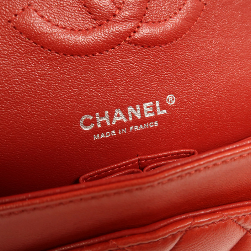 CHANEL 羊皮皮革Classic 25鏈帶肩背袋-5