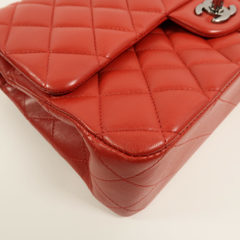 CHANEL 羊皮皮革Classic 25鏈帶肩背袋-13
