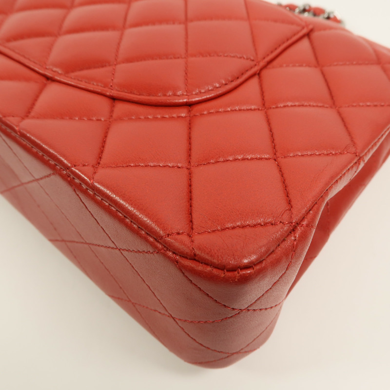 CHANEL 羊皮皮革Classic 25鏈帶肩背袋-14